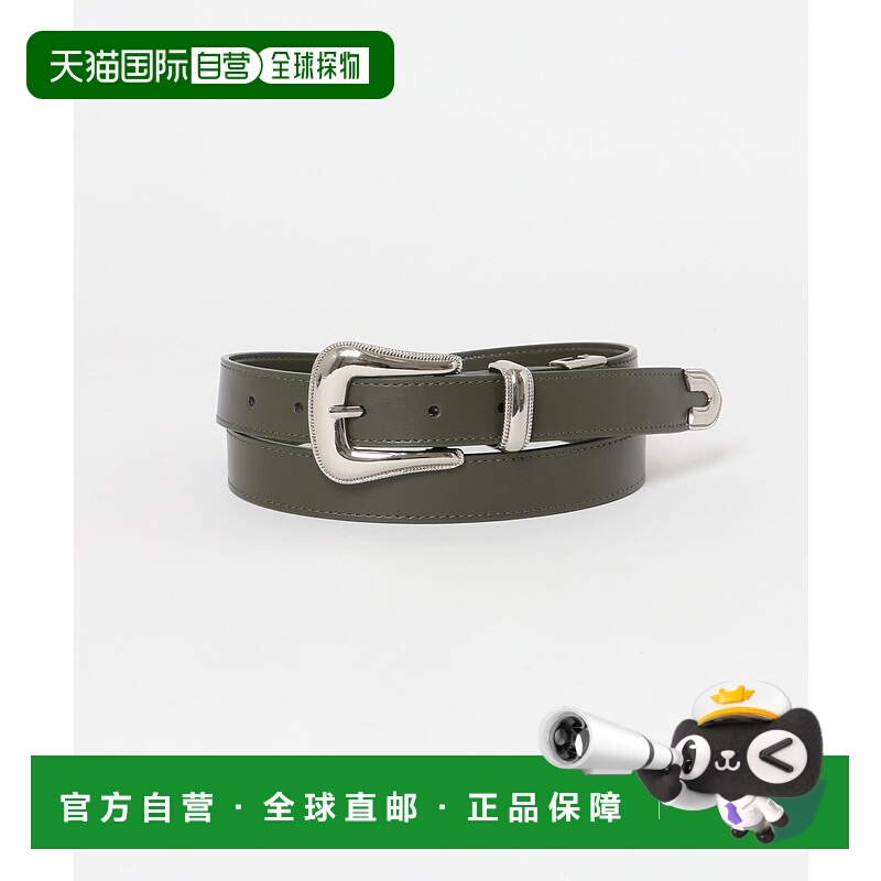 1h可退 日本直邮SENSE OF PLACE 男士 25mm 仿皮 西部风格皮带 AA