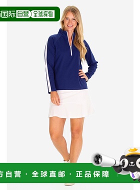 自营duffield lane皇家海军Pique Everett Quarter Zip 美国奥莱