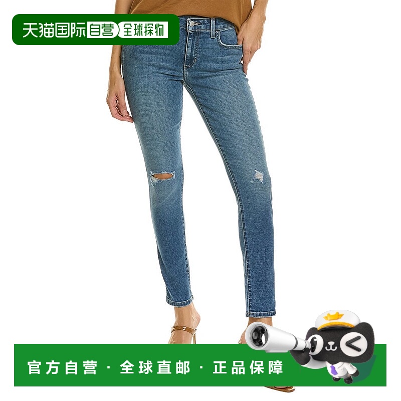自营 JOE'S Jeans 花瓣曲线紧身九分牛仔裤 - 蓝色 美国奥莱直发