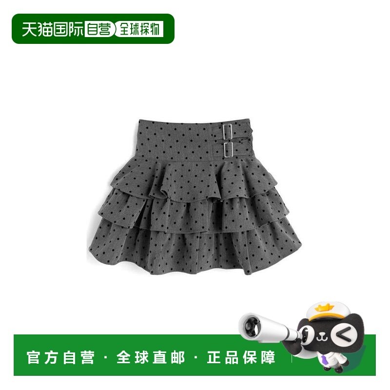 日本直邮日潮 GRL内衬安全裤圆点腰带蛋糕褶皱迷你裙on382,女装/女士精品,半身裙,淘宝优惠券,粉丝福利购,淘宝优惠卷