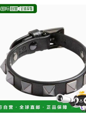 香港直邮valentino 华伦天奴 男士 Garavani Bijoux 黑色珠宝首饰