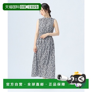 日本直邮BEAMS 彩色牛仔连衣裙优雅气质长裙 小花泰式