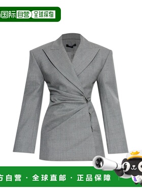 香港直邮BALMAIN 女士连衣裙 GF1R9409WD399FD SS2026 灰色 Dress