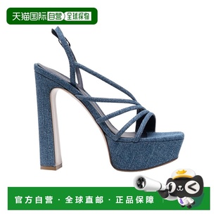 9357U100R1PPBOY101BLUE 牛仔厚底高跟凉鞋 香港直邮Le Silla