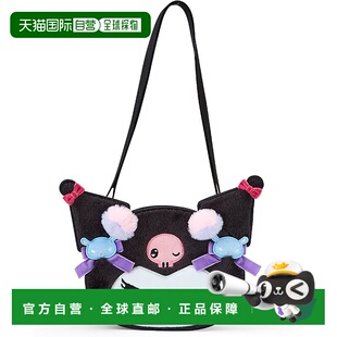 【日本直邮】三丽鸥脸型单肩包 (Romi Kyun Room) Kuromi 375586