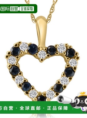 自营 pompeii31/2 克拉 14k 白金、黄金或玫瑰金蓝色蓝宝石和钻石