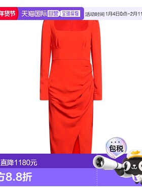 1h可退 香港直邮潮奢 Self-Portrait 女士 紧身连衣裙 red红色 舒