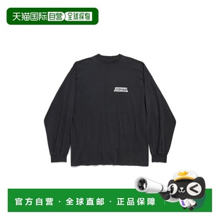 1h可退 香港直邮Balenciaga 巴黎世家 男士 Masking Tape 长袖大T