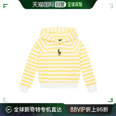 香港直邮潮奢 Polo Ralph Lauren Polo 拉夫 劳伦 女童条纹棉质连