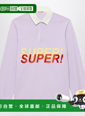 1h可退 香港直邮J.W. Anderson 男士 Super 淡紫色Polo衫 JO0288P