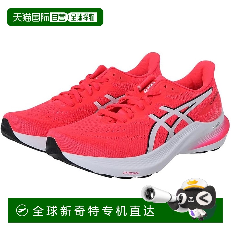 【日本直邮】亚瑟士 GT-2000 12 女式跑步鞋 1012B506 鲜粉/白色