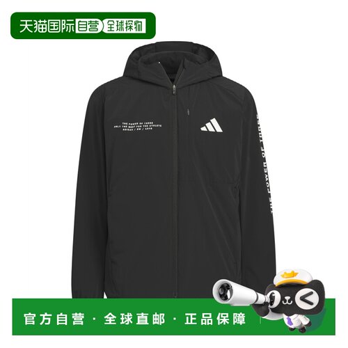 日本直邮Adidas/阿迪达斯拼接拉链连帽长袖夹克外套日版男款 KA12