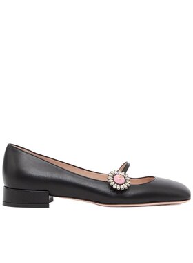 VALENTINO 女士休闲鞋 WS0LL7DHS9TJ CO 黑色 方头平底鞋