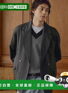 1h可退 日本直邮Bleme男士宽松双排扣西装上衣配套裤 blm240144