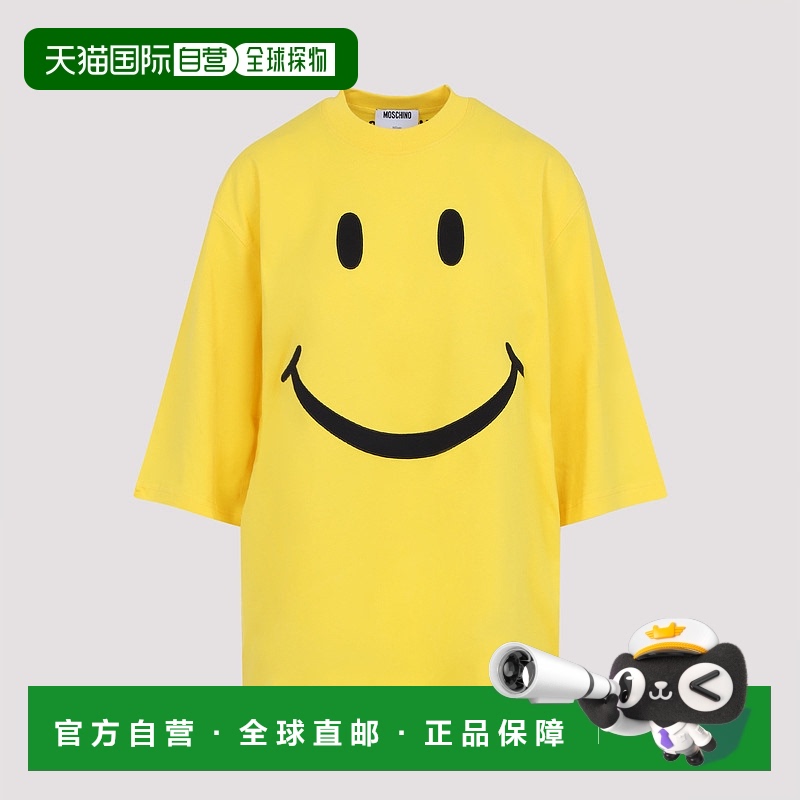 香港直邮Moschino 莫斯奇诺 女士 SMILE T恤 252EV071755411