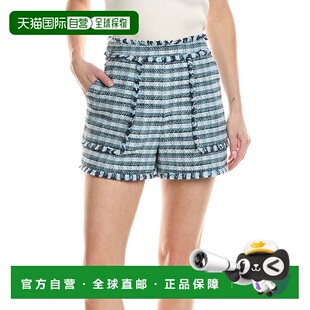 自营cinq a septCinq à Sept Tweed Allen Short - blue 美国奥