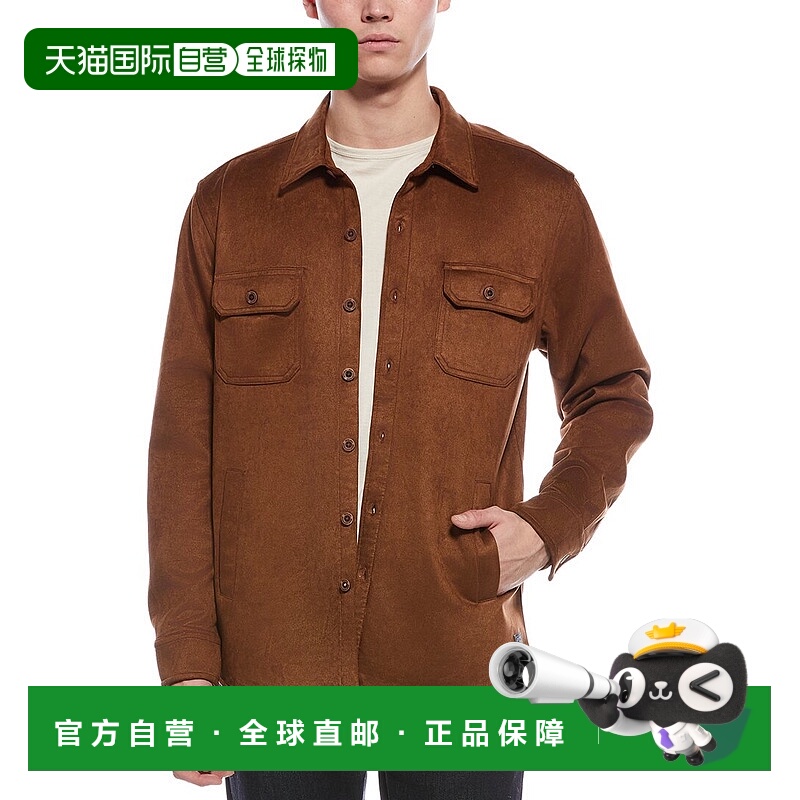 自营WEATHERPROOF VINTAGE Brushed Overshirt - tan 美国奥莱直