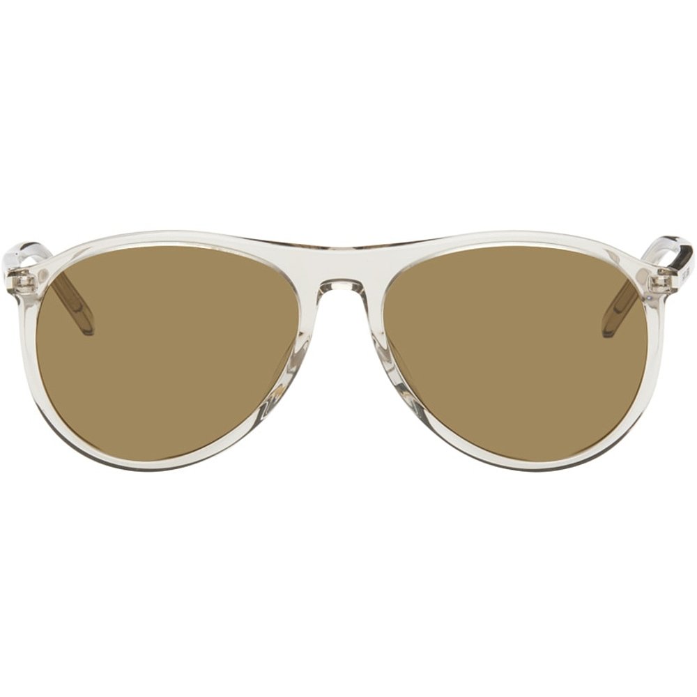 Saint Laurent 圣罗兰 女士 米色 SL 667 太阳镜 SL667