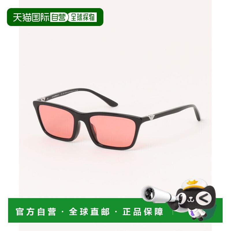 日本直邮EMPORIO ARMANI 男女同款 黑色方框彩色镜片太阳镜 78462