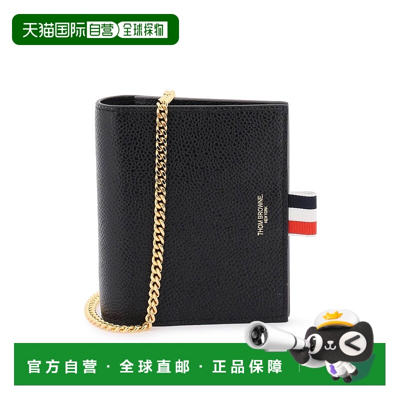 1h可退 香港直邮THOM BROWNE 女士钱包 FAW103A00198001 黑色 LOG