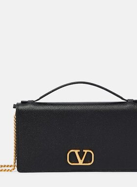 潮奢 Valentino 华伦天奴 女士 VSling 皮革肩包