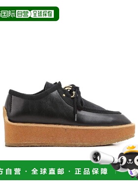 1h可退 香港直邮Stella McCartney 黑色徽标松糕鞋 430851W0MW6