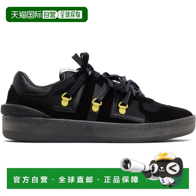 1h可退 香港直邮Lanvin 朗雯 男士 黑色 Clay 运动鞋 FUSKDK01LAC