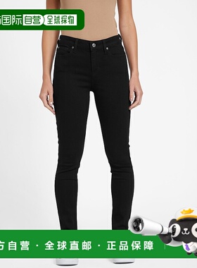 自营 guessEco Jaden Body Sculpt 紧身牛仔裤黑色 美国奥莱直发