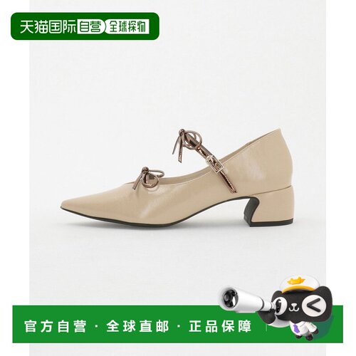 UNITED ARROWS green label relaxing 尖头双蝴蝶结高跟鞋40码起