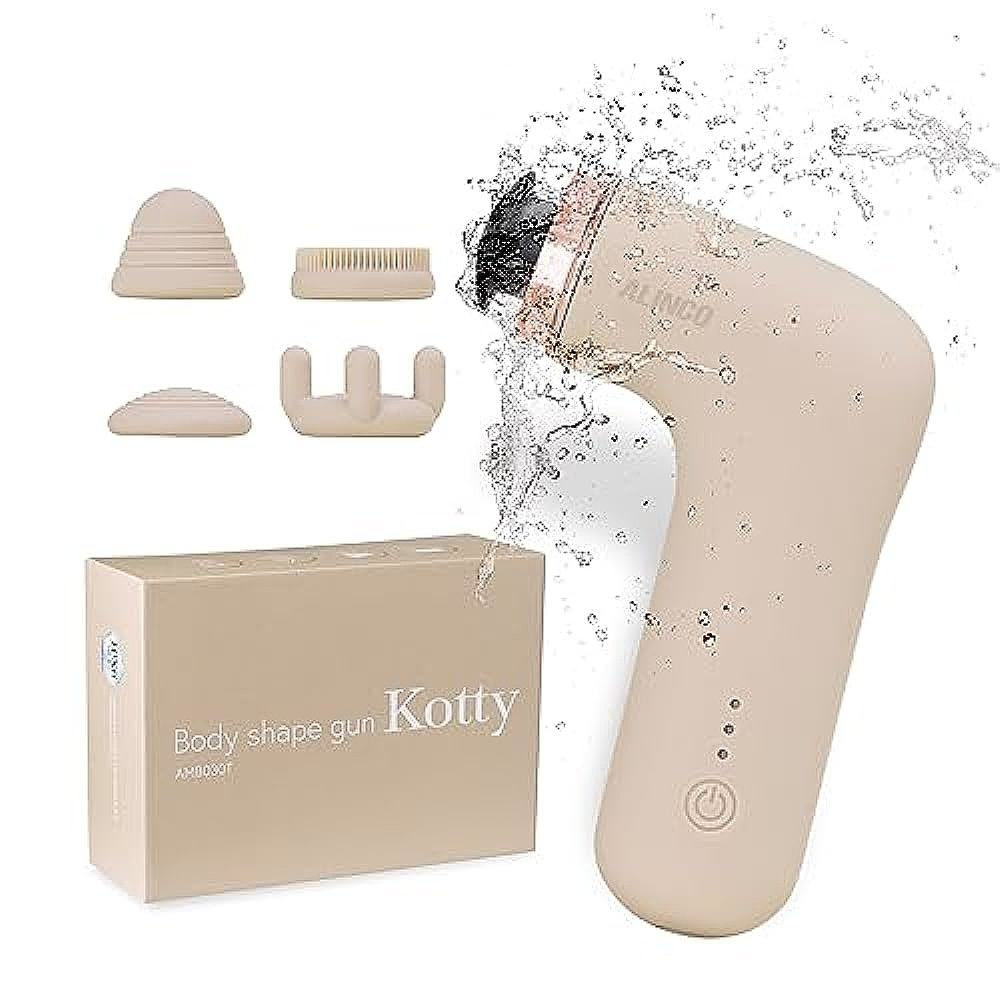 【日本直邮】Alinco按摩仪无线充电4强度防水IPX6小轻量粉AMB030T