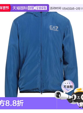 香港直邮Ea7 男士 Windbreakers 柔软夹克 blue蓝色 舒适时尚