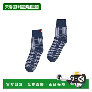 MAS164AY3012 提花格纹棉质袜子 香港直邮Thom Browne