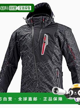 KOMINE摩托车服饰保暖冬季夹克黑色L秋冬防水CE标准2级骑行