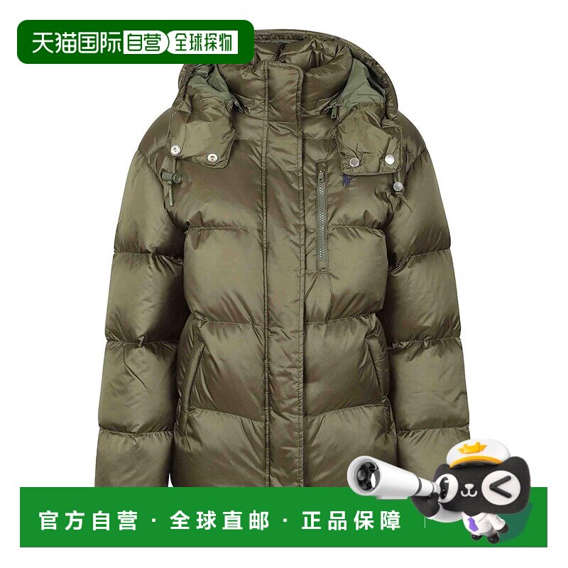 香港直邮POLO RALPH LAUREN 女士羽绒服 211932183003 CO 墨绿色