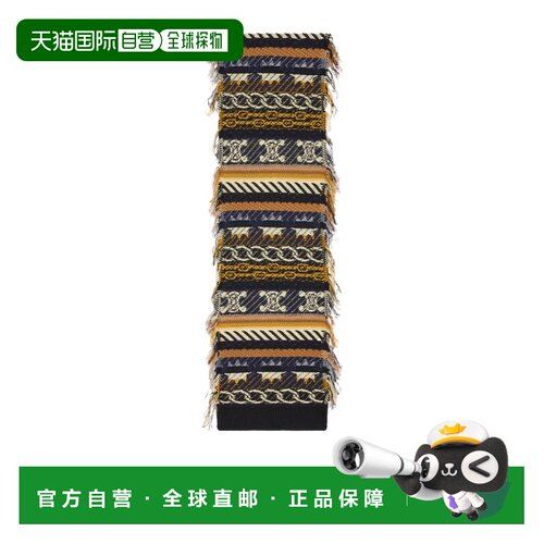 1h可退 香港直邮CELINE 女士围巾 AA0EV0V6519BD CO 花色 提花羊