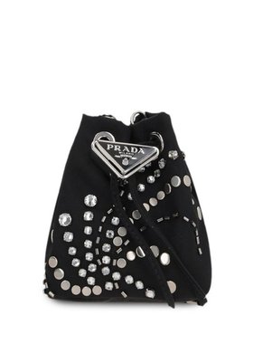 PRADA 女士斜挎包 1NR0162CZ5F0002 SS2024 黑色 CONTENITORI