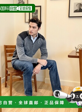 自营 Cutter & Buck 男士 Shoreline 拼色夹克 - 旅游蓝色石南花