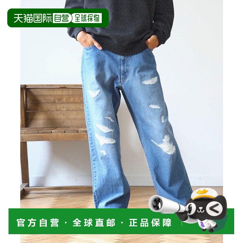 日本直邮BEAMS ambiance 破损牛仔[95991196] 牛仔裤