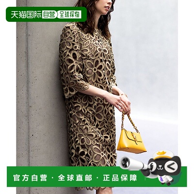 日本直邮RANAN 花柄化学蕾丝连衣裙 [R05096EW10910]