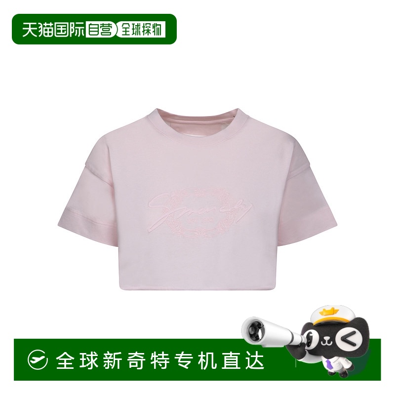 1h可退 香港直邮GIVENCHY 女士T恤 BW70C5GYPV661PINK SS2025 粉