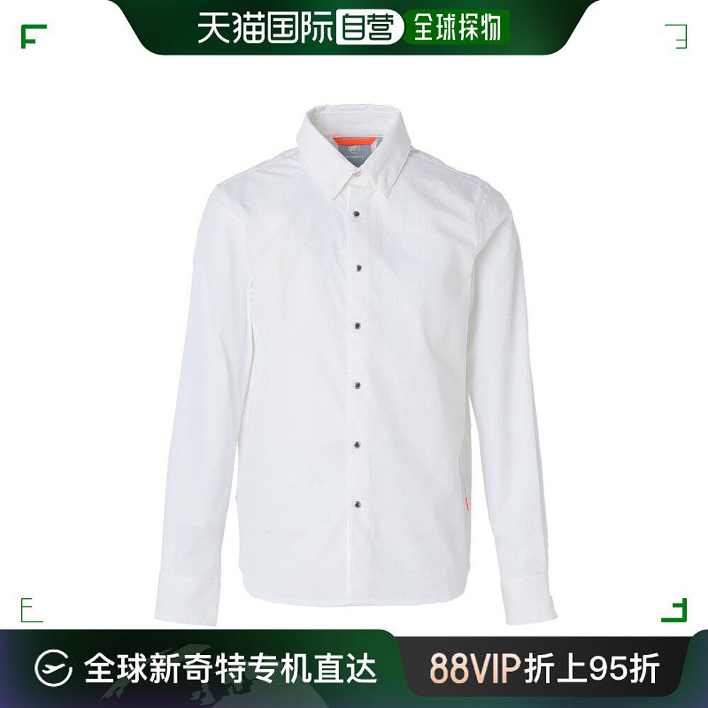 日潮跑腿mammut猛犸象 seon 长袖衬衫 af 男式 白色 l