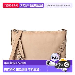 单肩包背包美国直发奥莱 白色 自营Frye Veronica皮革十字体