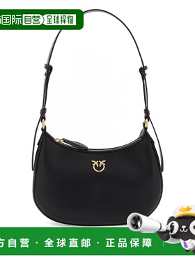 香港直邮PINKO 女士斜挎包 102790A0F1Z99Q CO 黑色 Mini half mo