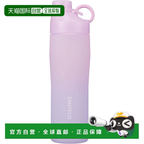 【日本直邮】CB Japan 直饮水壶 Tritan粉紫 740ml OURAL SANTECO