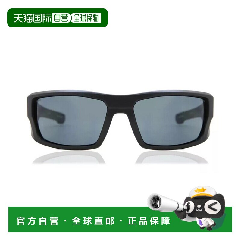 自营spy间谍Dirk 6800000000011方形太阳镜-哑光黑色海灰色 美国