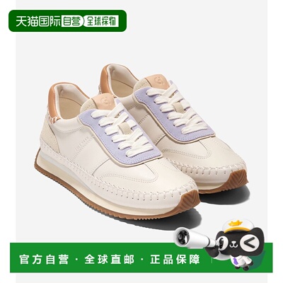 自营 Cole Haan Grandpro Premier W32589运动鞋女式B象牙色休闲V