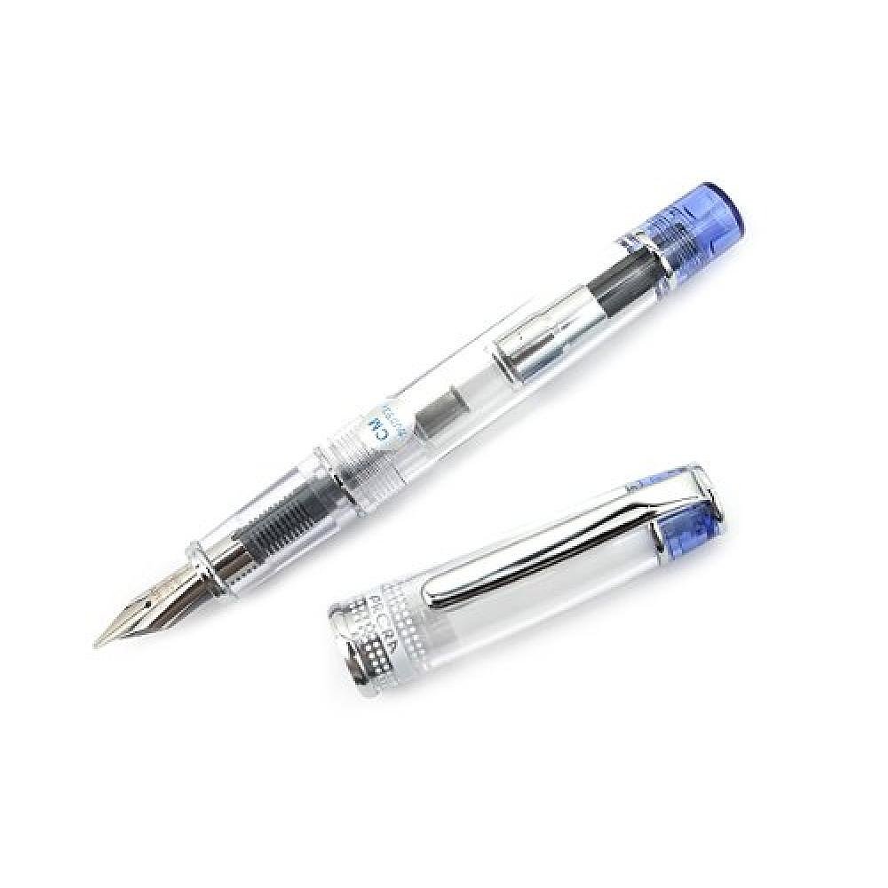 日本直邮Pilot百乐 PRERA钢笔 彩色笔杆 透明蓝色 FPRN350R-TLCM