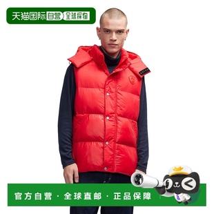美国奥莱直发 自营 Pajar男式 可持续通道绗缝羽绒背心 当前红色