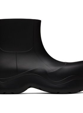 潮奢 Bottega Veneta 葆蝶家 男士 黑色 Puddle 踝靴 640043V00P0