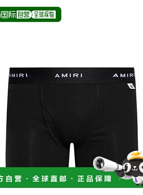 1h可退 香港直邮AMIRI 男士内裤 AMUWBF1001001 CO 黑色 带徽标平